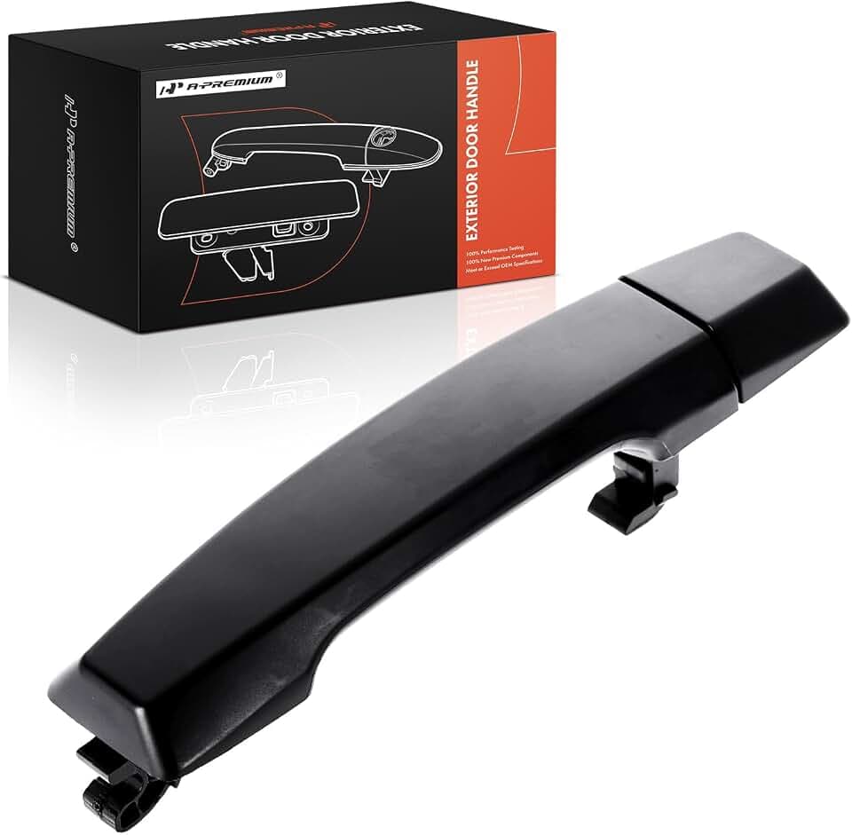 A-Premium Rear Driver or Passenger Side Exterior Door Handle with Cap