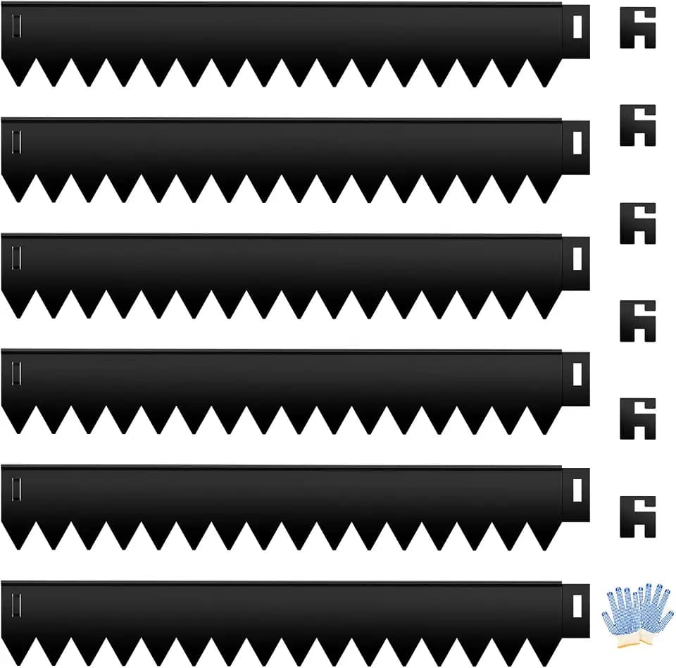 Black Steel Landscape Edging 6 Inch – Heavy Gauge Metal Garden Border