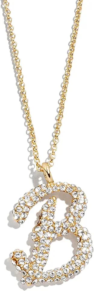 BaubleBar - Gwen Gold-Plated Initial Necklace