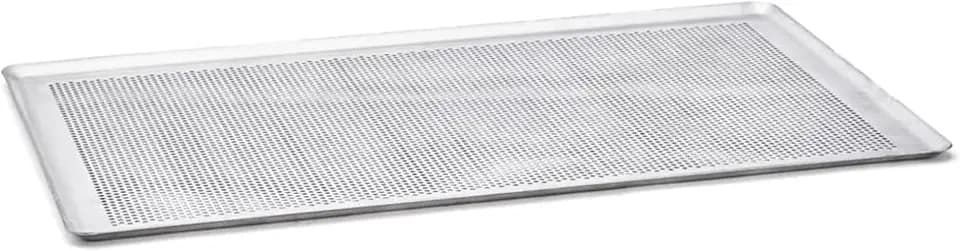 DE BUYER -7367.60 -alu Gebäckplatte. perforiert 60x40cm, Silber