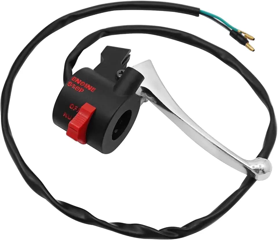 M MATI Right Start Stop Kill Switch & Brake Lever for Honda XR50 XR50R 2000 2001 2002 2003 35013-GEL-700 53175-GEL-305 53175-GR2-000