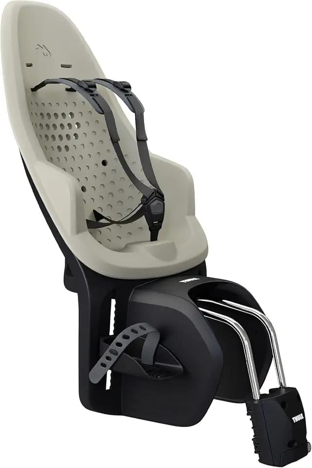 Thule Yepp 2 Mounted Child Bike seat, Adjustable footrests, 5-Point Harness and Easy to Mount Design