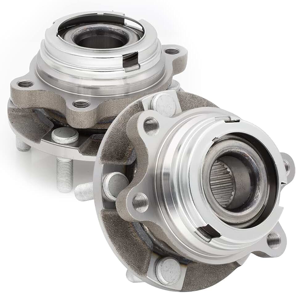 513296 Pair Front Wheel Hub Bearing Assembly Compatible with Nissan Altima 07-18 / Maxima 2009-18 / Murano 2009-18 / Pathfinder 13-19 / Infiniti JX35 2013 / Infiniti QX60 2014-18