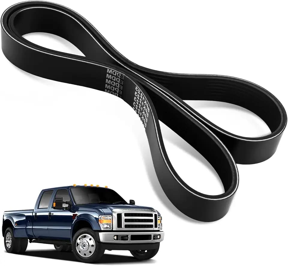8 Rib Serpentine Belt 122.3cm Drive Belt Diesel Truck Belt Heavy Duty epdm Accessory Belt Replacement Pickup Truck Engine Belt Industrial Belt