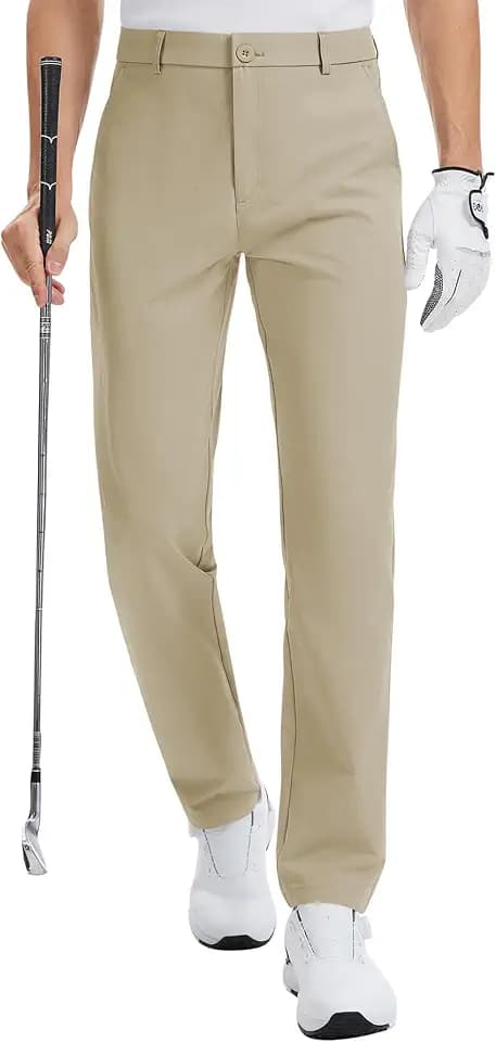 LETAOTAO 32"/34"/36"/38" Tall Mens Golf Pants Work Dress Pants with Pockets