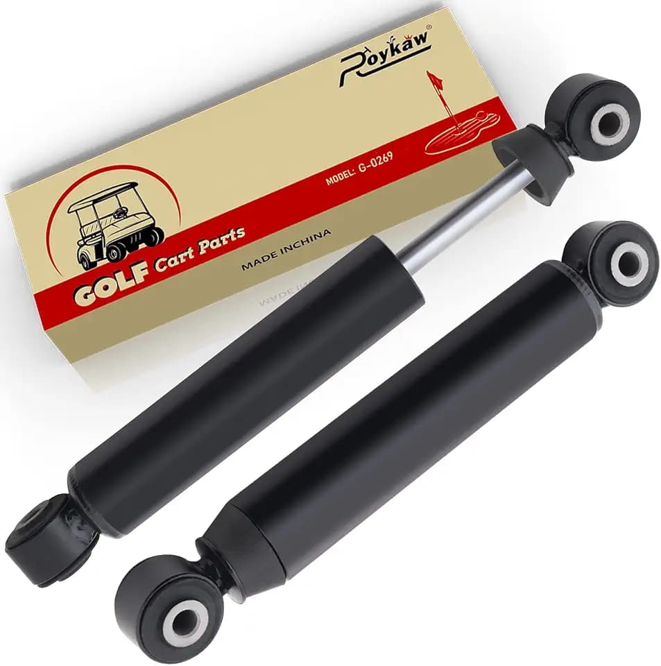 Roykaw Golf Cart Rear Shock Absorbers Kit for EZGO RXV 2008-2013 Gas & Electric Models, Replaces OEM # 603637, 611724