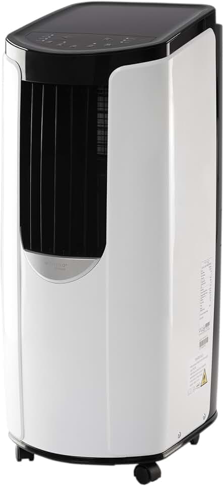 Iris Ohyama Woozoo, Tragbare 3-in-1 Klimaanlage, Ventilator & Luftentfeuchter, 16m², 8.870BTU/h, 2,6kW, Fernbedienung, Sleep-Funktion, Mobil - Portable Air Conditioner IHP-0901G-E - Weiß