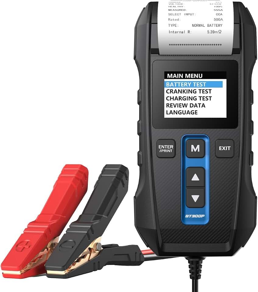 TOPDON USA - Batterie-Lade-Kurbelsystem-Tester mit Aufdruck