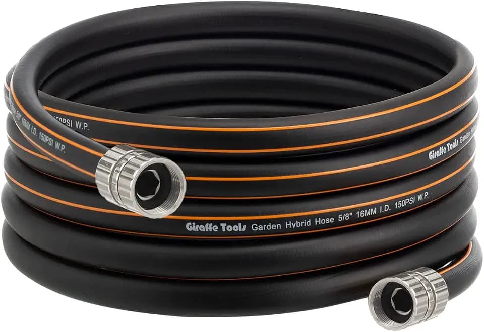 Giraffe Tools Garden Hose 5/8", 8ft Female to Female Leader Hose