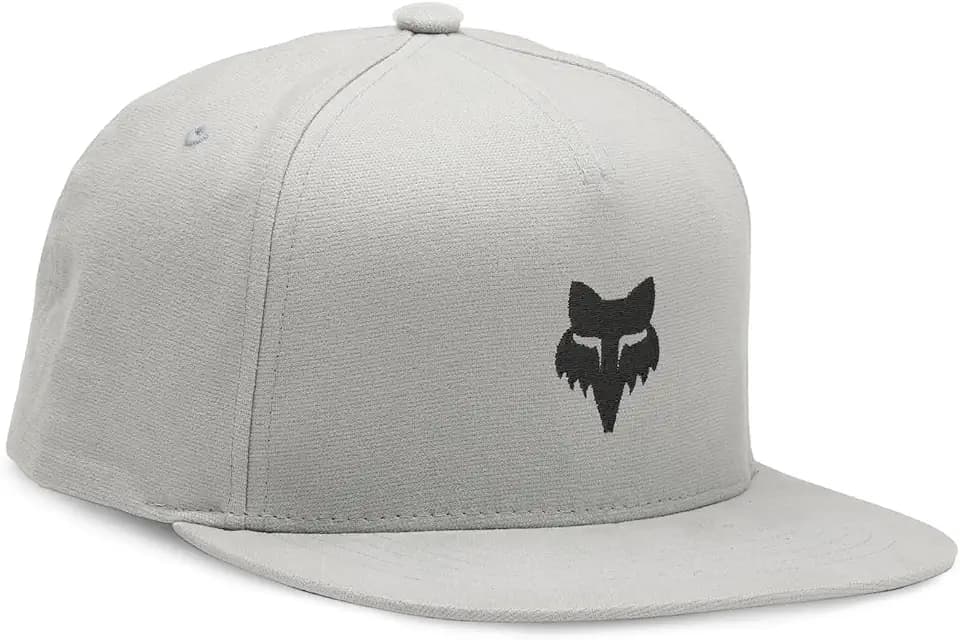 Fox Racing Fox Head Snapback HAT, Steel Grey, One Size