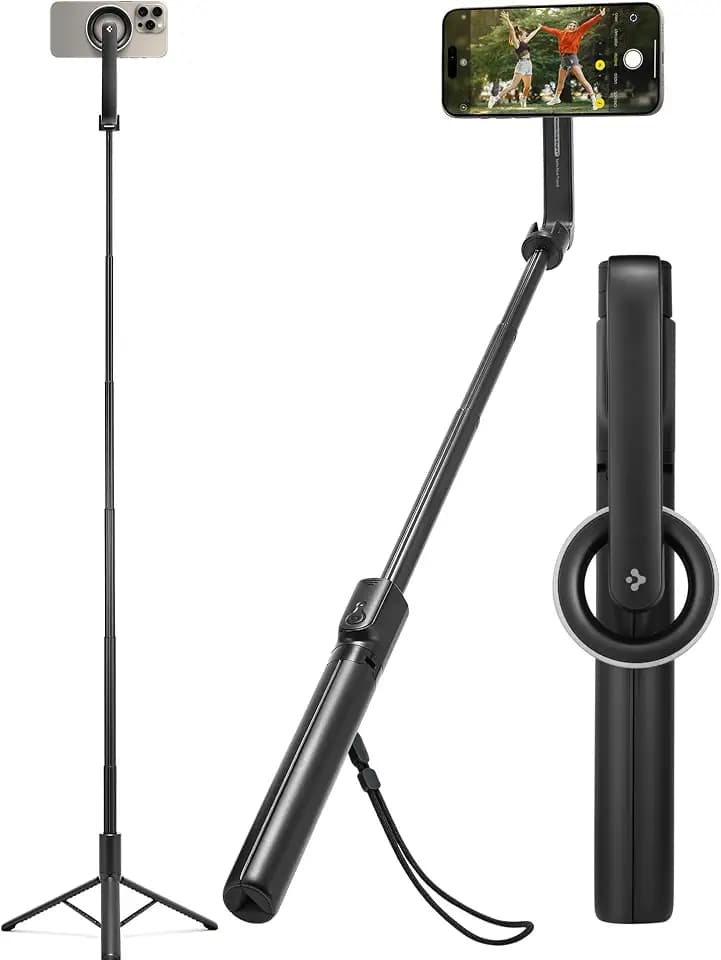 Spigen MagSafe Selfie Stick Tripod Stand Rechargeable Remote Control