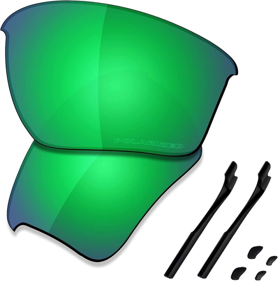 Saucer Premium Replacement Lenses & Rubber Kits for Oakley Half Jacket 2.0 XL OO9154 | Half Jacket 2.0 XL Low Bridge Fit