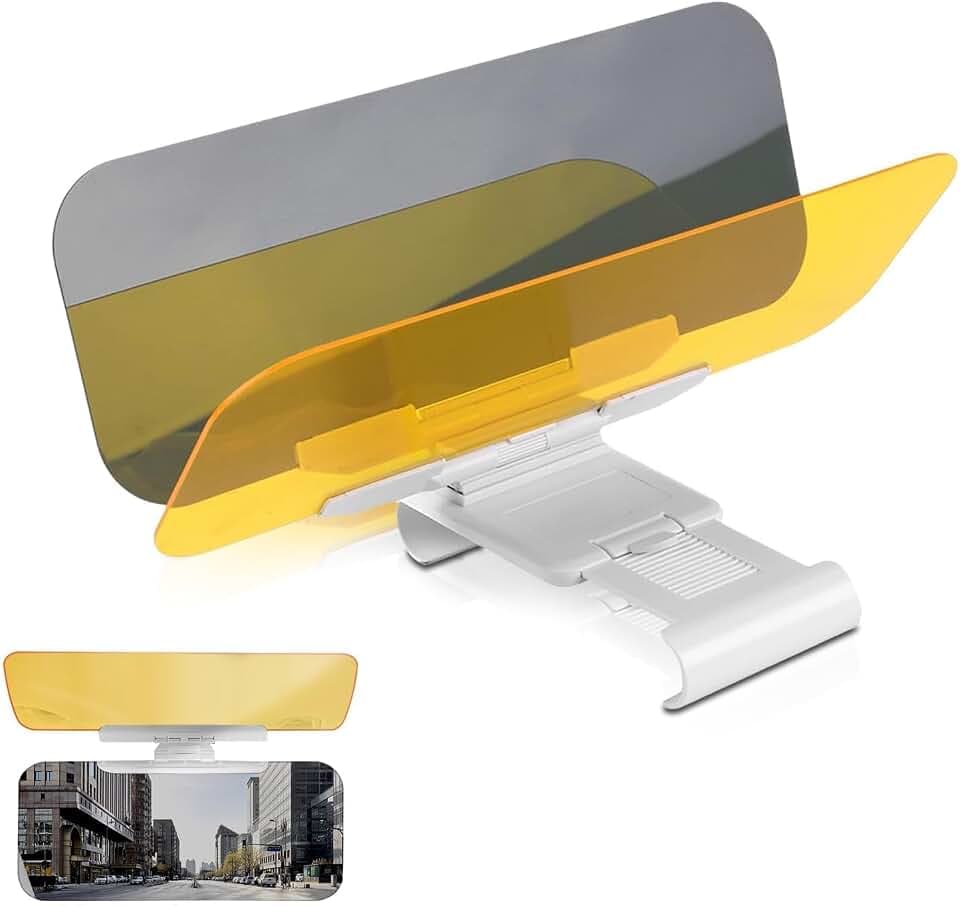 Auto Sonnenblende, 32x16x6cm 2-in-1 Tag Und Nacht Blendfreies Visier