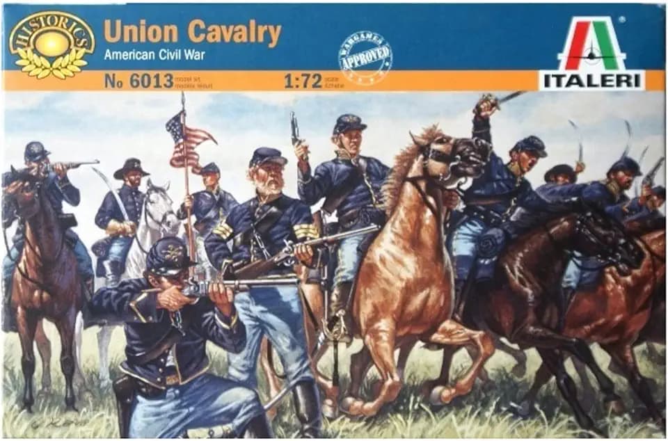 Italeri 510006013 - 1:72 Vereinte Kavallerie 1863, Miniatur