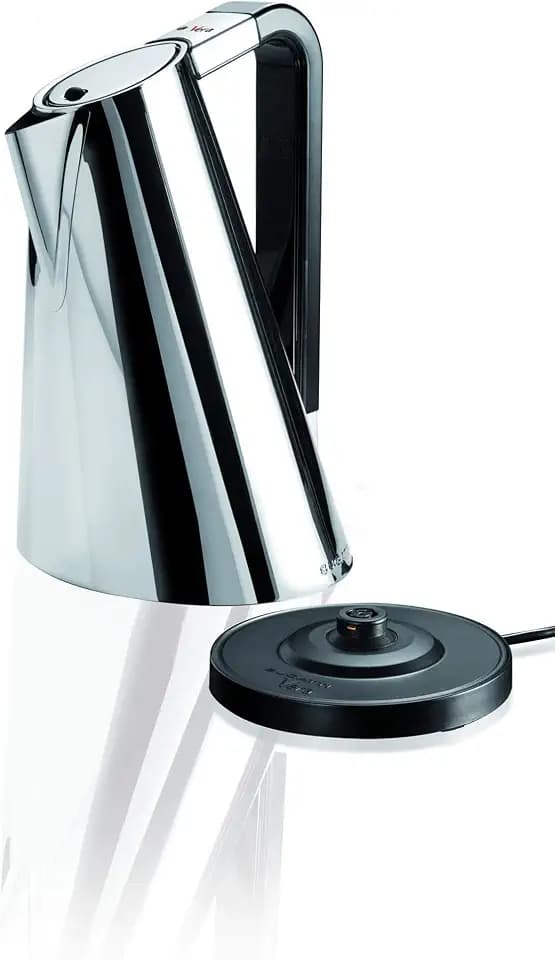 BUGATTI, Vera Easy, Wasserkocher mit abnehmbarem Kalkfilter, Fassungsvermögen 1,75 Liter, 2180 W, Edelstahlgehäuse (Chromfarbe)