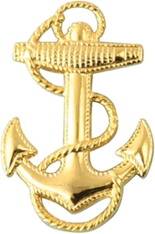 Navy Fouled Anchor Lapel Pin, 1.25 inch