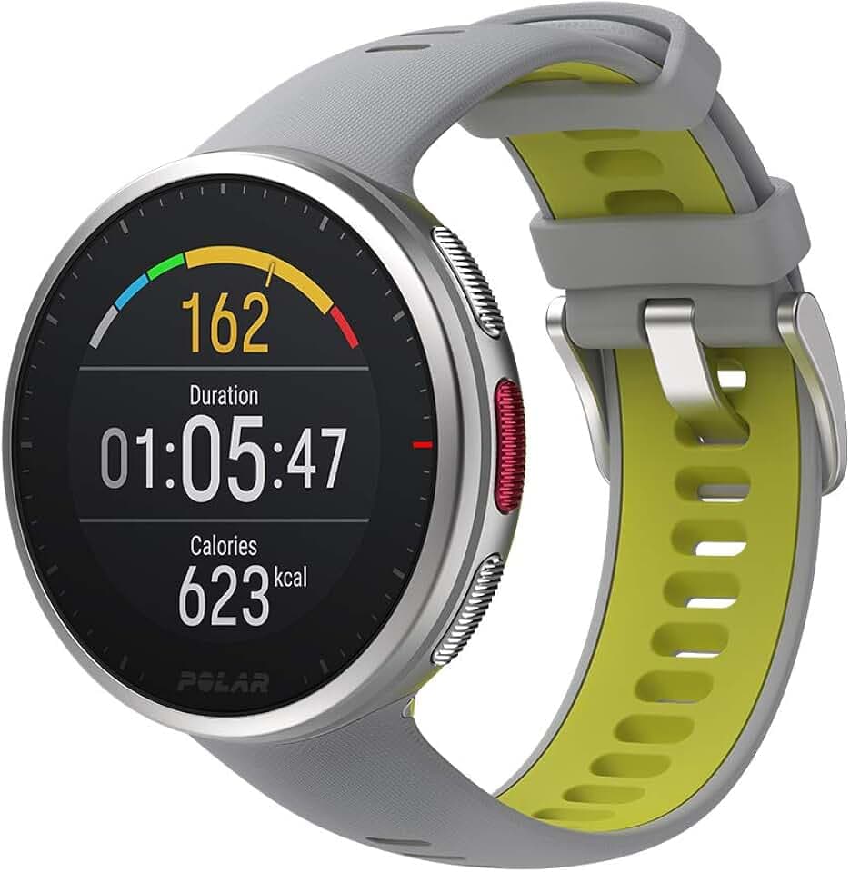 Polar Vantage V2 – Premium Multisportuhr GPS Smartwatch – Pulsmessung am Handgelenk für Laufen, Schwimmen, Radfahren – Musiksteuerung, Wettervorhersage, Smart Notifications, M/L