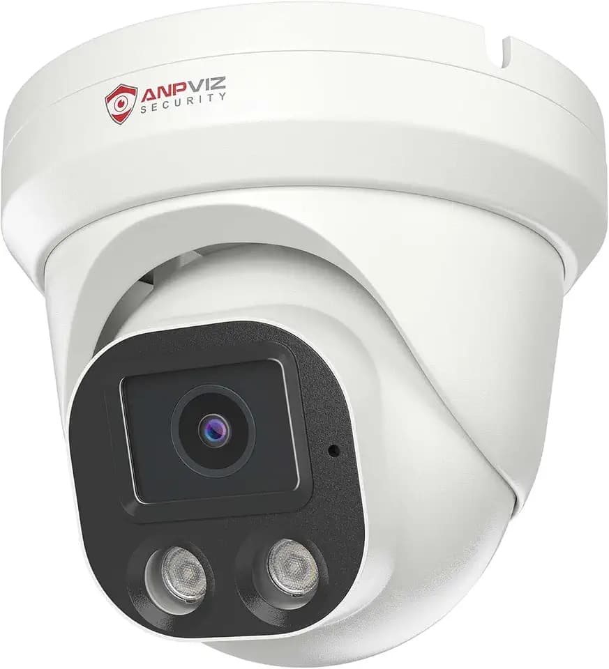 Anpviz 4K PoE IP Camera, 8MP Turret Security IP Camera Outdoor Indoor Wired