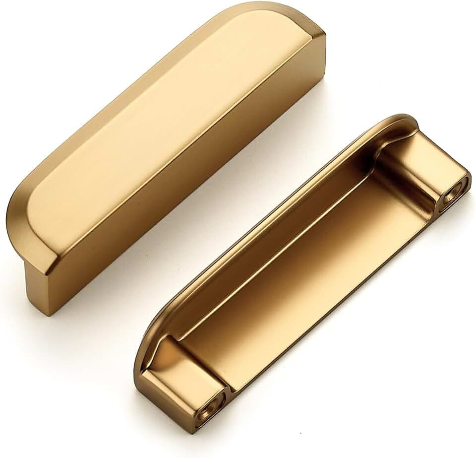 Ravinte Cabinet Pulls Cabinet Handles 3 Inch Champagne Bronze 15 Pack