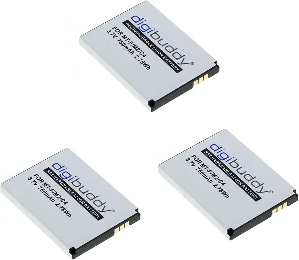 3X Akku für AVM Fritz!Fon MT-F / M2 / C4 / C5 ersetzt 312BAT006, 312BAT016 - bg-akku24