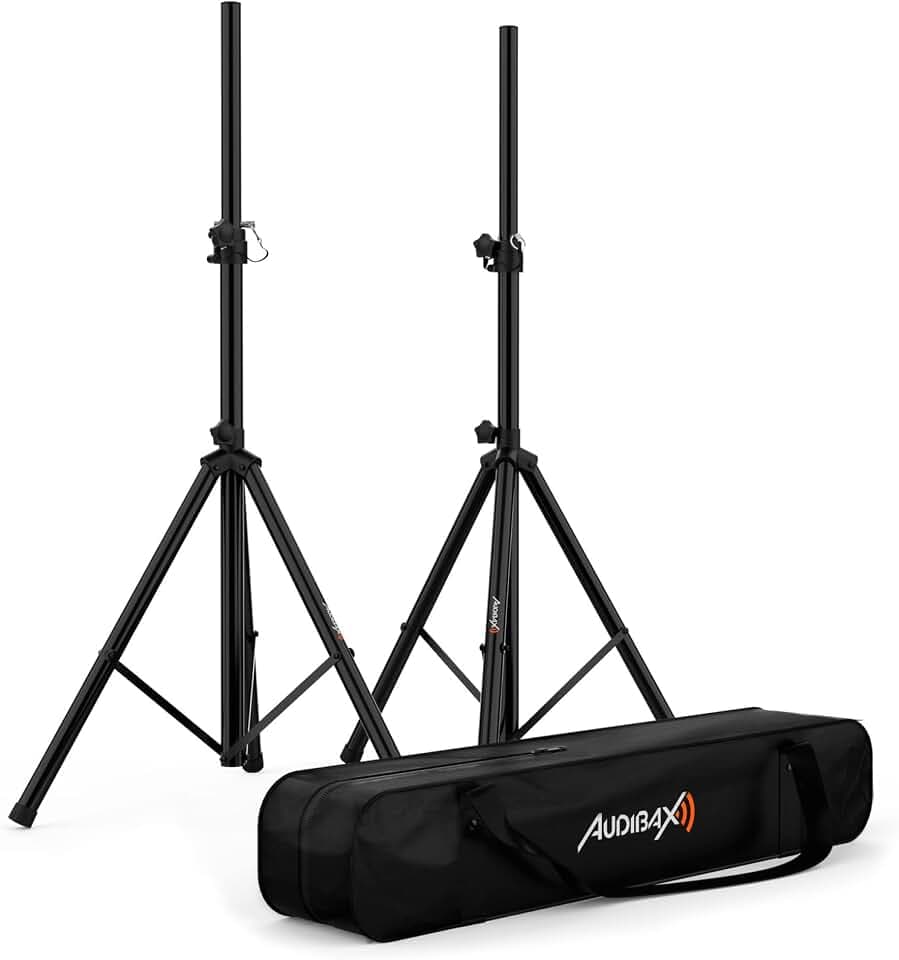 Audibax Neo 130 Soportes Profesionales Trípode para Altavoces PRO. Con Bolsa