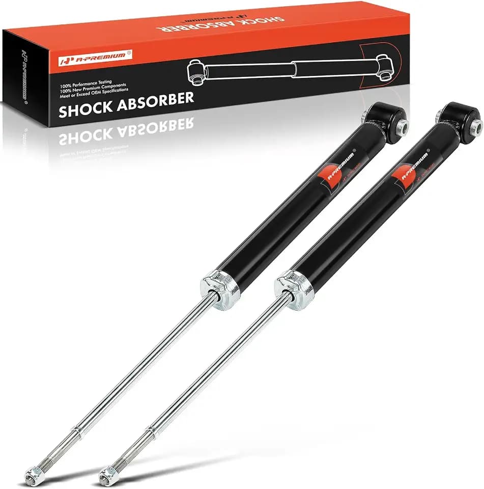 A-Premium Rear Shock Absorbers, Set of 2 - Compatible with Kia, Hyundai