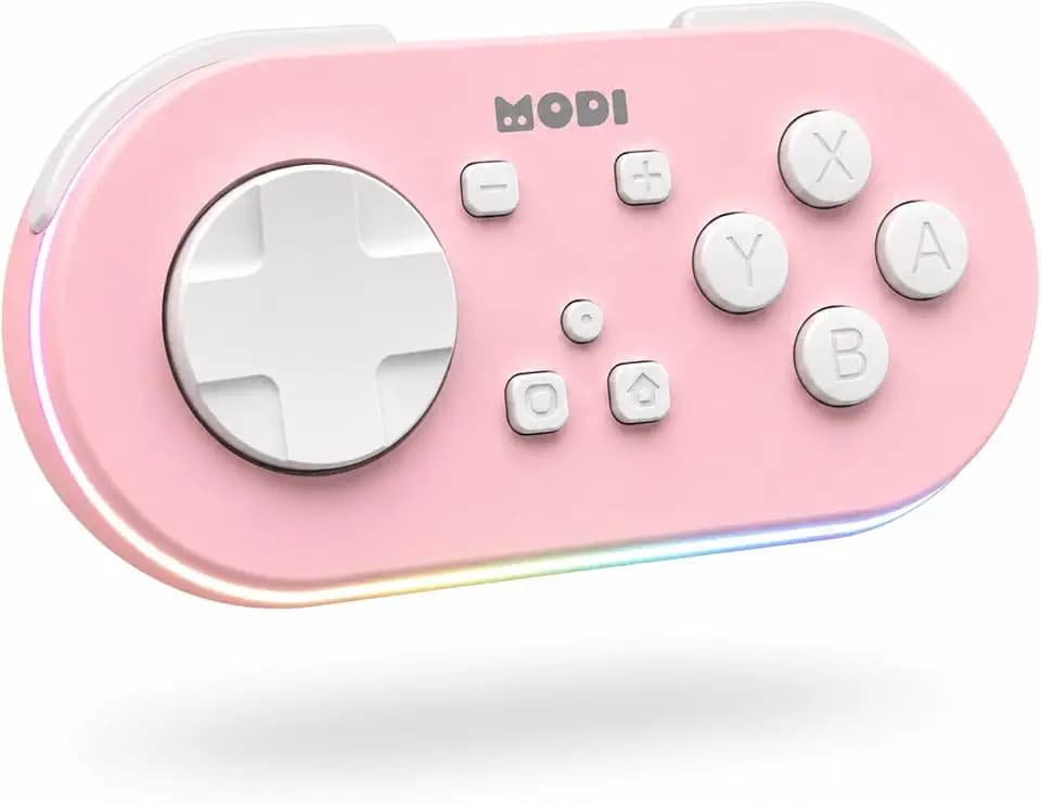 Modi Anki Remote | Fully Customizable | No Remap or Add-On Needed | Compatible with Mac, Windows, iOS, Android | 16 Hour Battery Life | Anki Remote Clicker | Quizlet Compatible | Pink