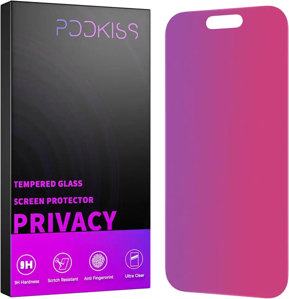 PDDKISS Compatible for iPhone 15 Pro Max Privacy Screen Protector