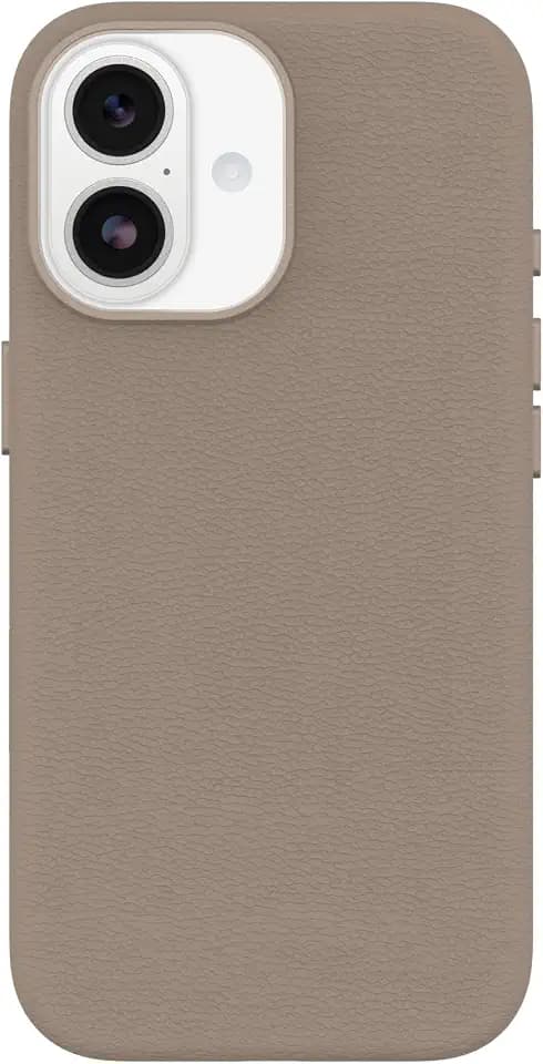 OtterBox iPhone 17 Symmetry Series Cactus Leather - Grey Comfort