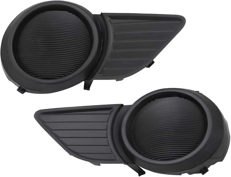 2Pcs Front Fog Light Bezel Cover Compatible with 2011-2017 Sienna