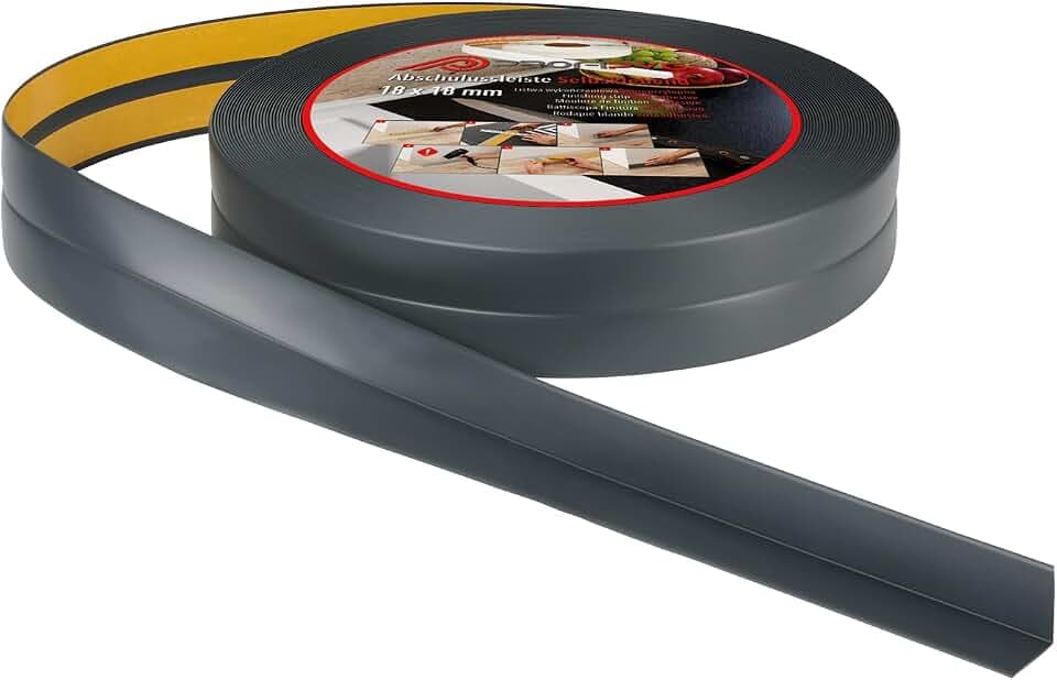 ProfiPVC Weichsockelleiste selbstklebend aus PVC 18x18mm 5m Anthrazit