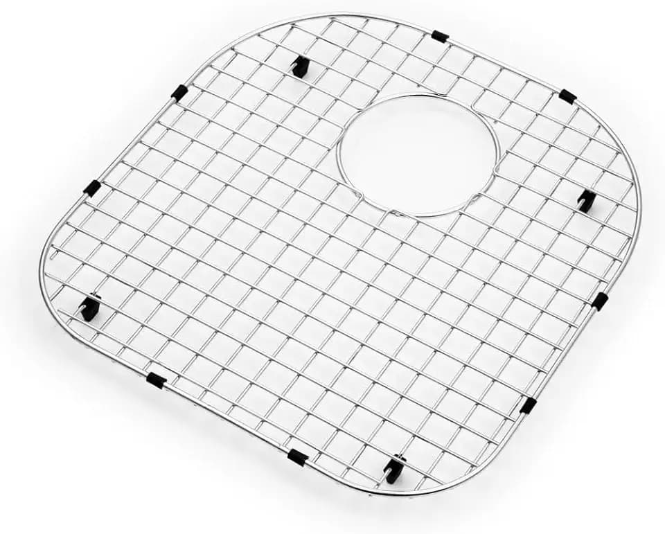 Houzer BG-3200 - Stainless Steel Wirecraft Bottom Sink Grid for Houzer Sink Models MC-3210 & STC-2200, Durable Sink Protector Rack for Dishes, Utensils, and Kitchen Accessories