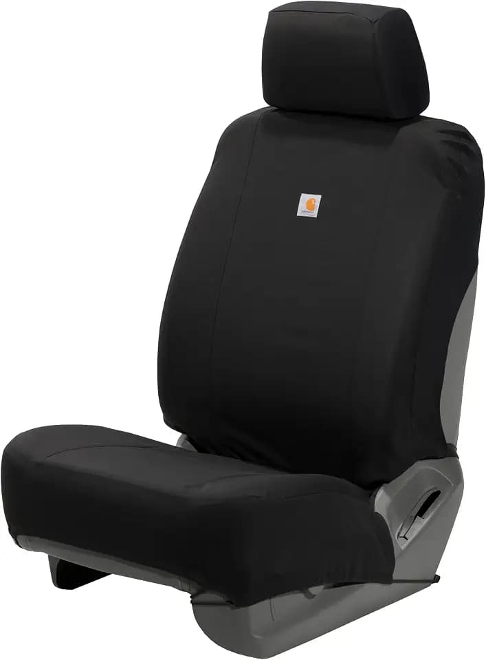 Carhartt Nylon Duck Front Seat Cover, Black, 500 Denier