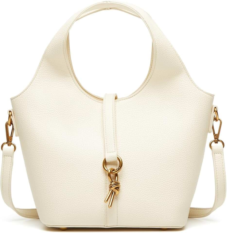 Women Bucket Bag PU Leather Hobo Bag Fashion Shoulder Crossbody Vintage Tote Small Handabg Purse
