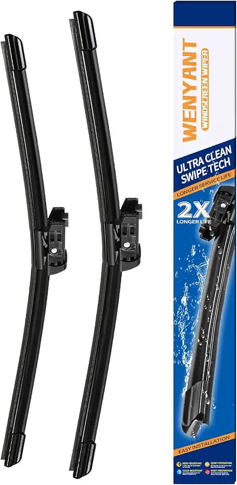 26"/19" Windshield Wipers Compatible with Tesla Model 3 2017 2018 2019 2020 2021 2022 2023 2024 2025 Front Wiper Blades for My Car Original Automotive Replacement (Set of 2)