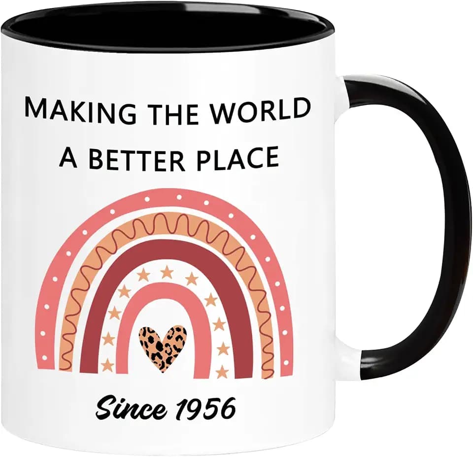 1956 70th Birthday Coffee Mug Gifts for Women Men Her Wife Mom Grandma