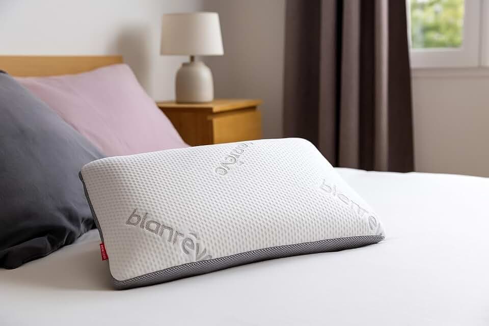 Blanrêve - Kissen aus Memory-Schaum – Fester Komfort – 55 x 35 cm