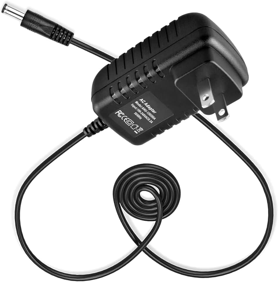 12V DC Power Cord Replacement for EverStart Maxx Jump Starter Battery Charger Compatible with Ever Start Max J7CCE J7CE 800A 800 Peak Amps Battery Car Jump Starter 120 PSI Air Compressor