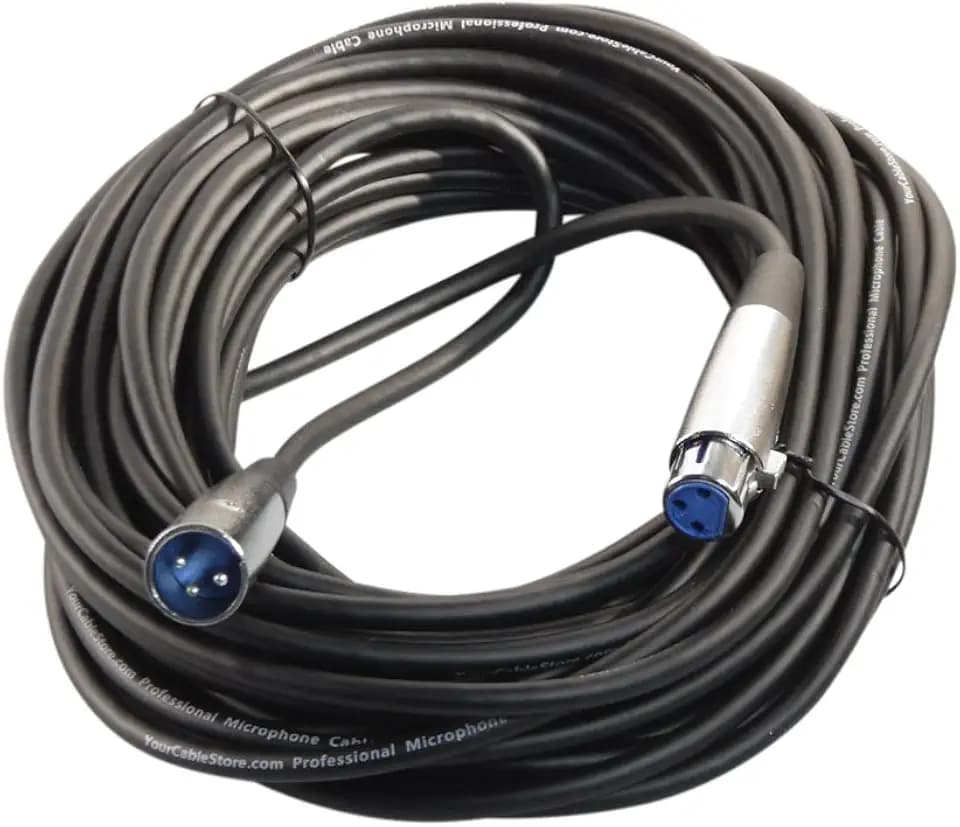 Your Cable Store 50 Foot XLR 3 Pin Microphone Cable
