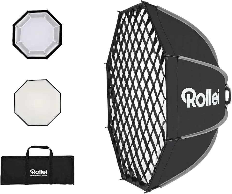 Rollei Quick Folding Parabol Softbox 45cm mit Diffusor Grid & Tasche
