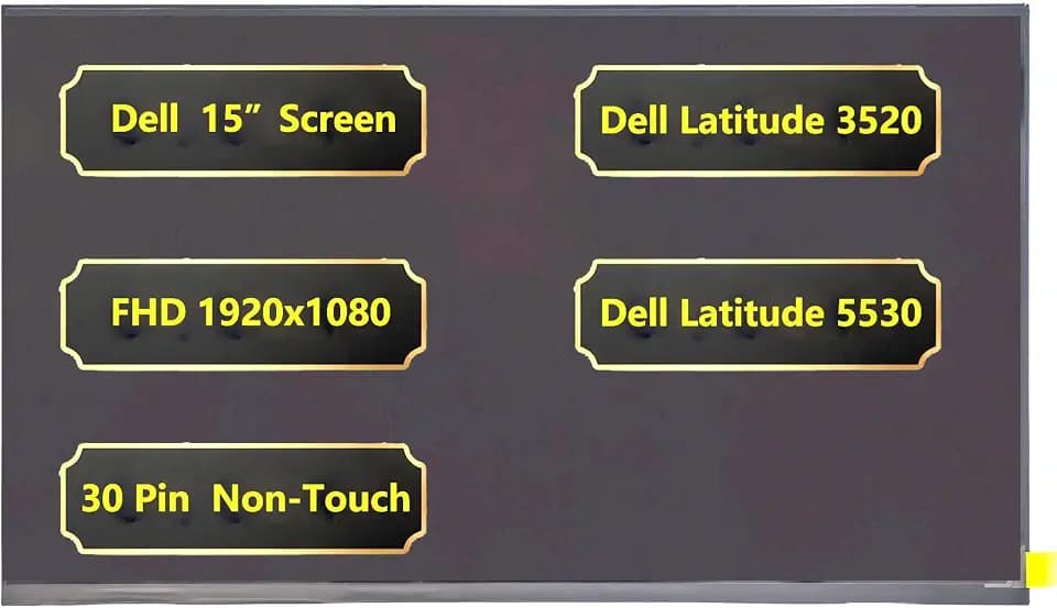 15.6-Inch FHD Non-Touch LCD Screen for Dell Latitude 3520 5530