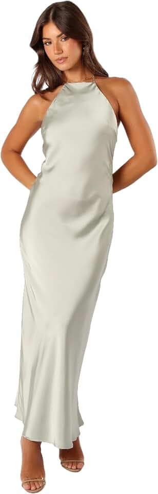 Petal & Pup Women's Hadley Halterneck Maxi Dress