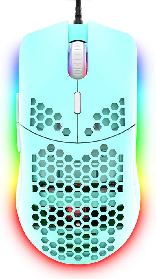 Ziyoulang Wired Gaming Mouse 69G Honeycomb Shell Leichte Maus Mit 6400 DPI 6 Taste Programmierbare USB Gaming Mäuse
