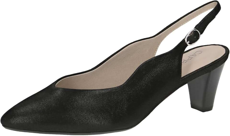 Caprice Damen Slingpumps aus Leder Spitz