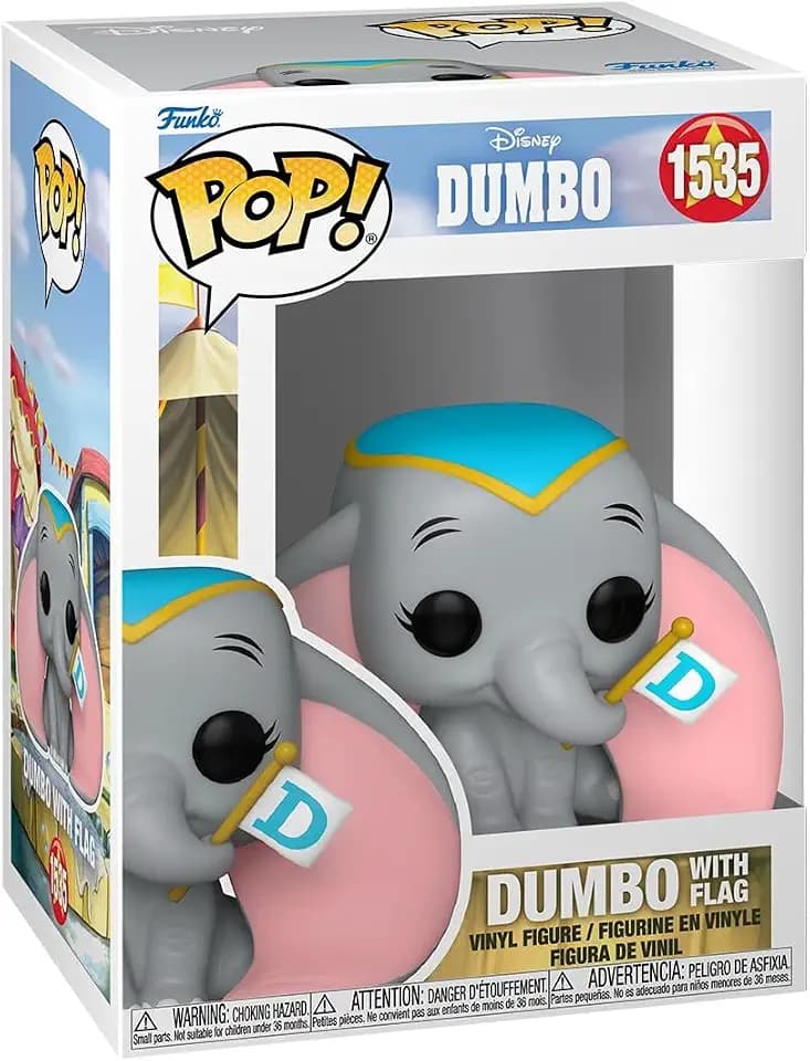POP Funko Disney: Dumbo with Flag