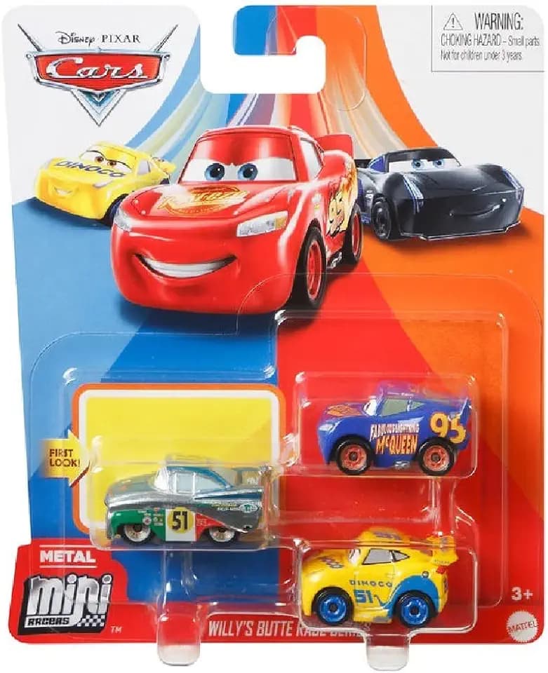 Cars Disney Pixar Metal Mini Racers Willy´s Butte Race Series