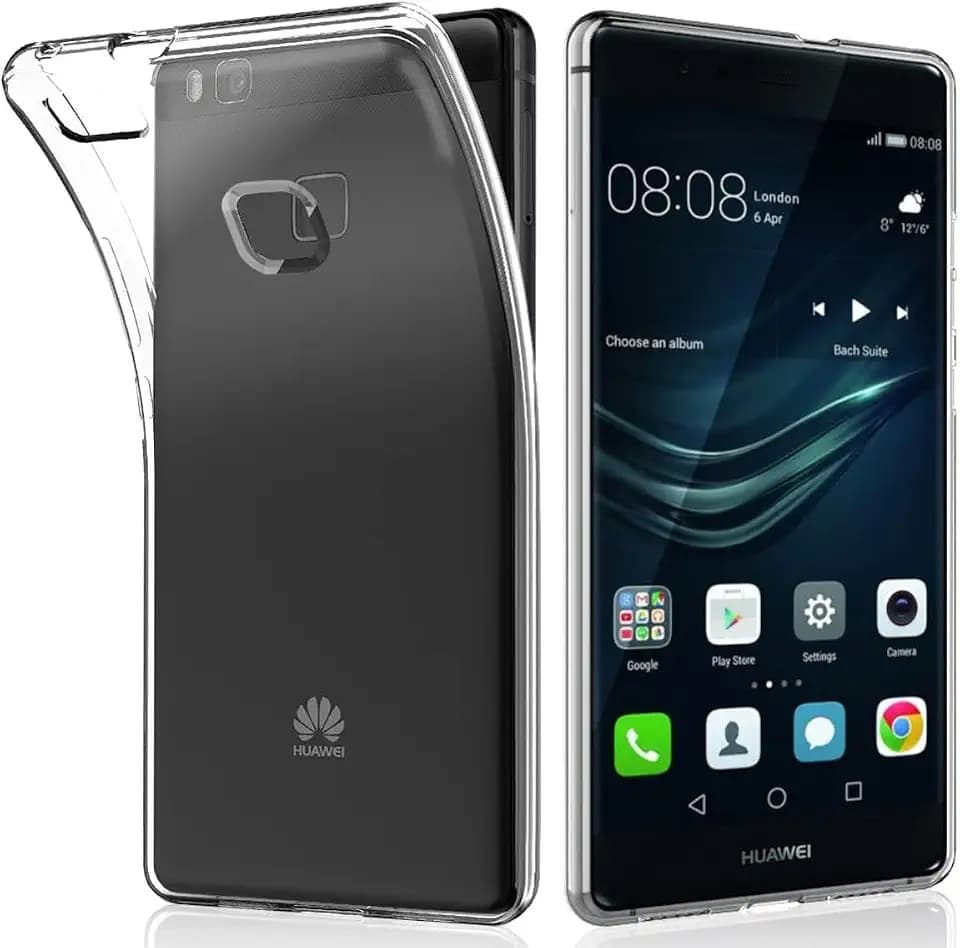 NEW'C für Huawei P9 Lite Hülle Case Transparent TPU Stoßfest