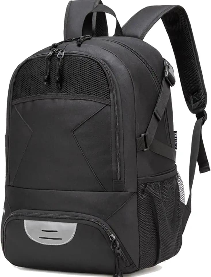 Basketball Bag Backpack, Large Capacity Sports Equipment Bags for Basketball, Soccer, and Volleyball.