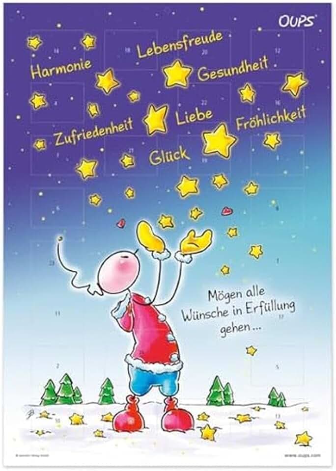 Oups Adventkalender 2024: Mögen alle Wünsche in Erfüllung gehen...