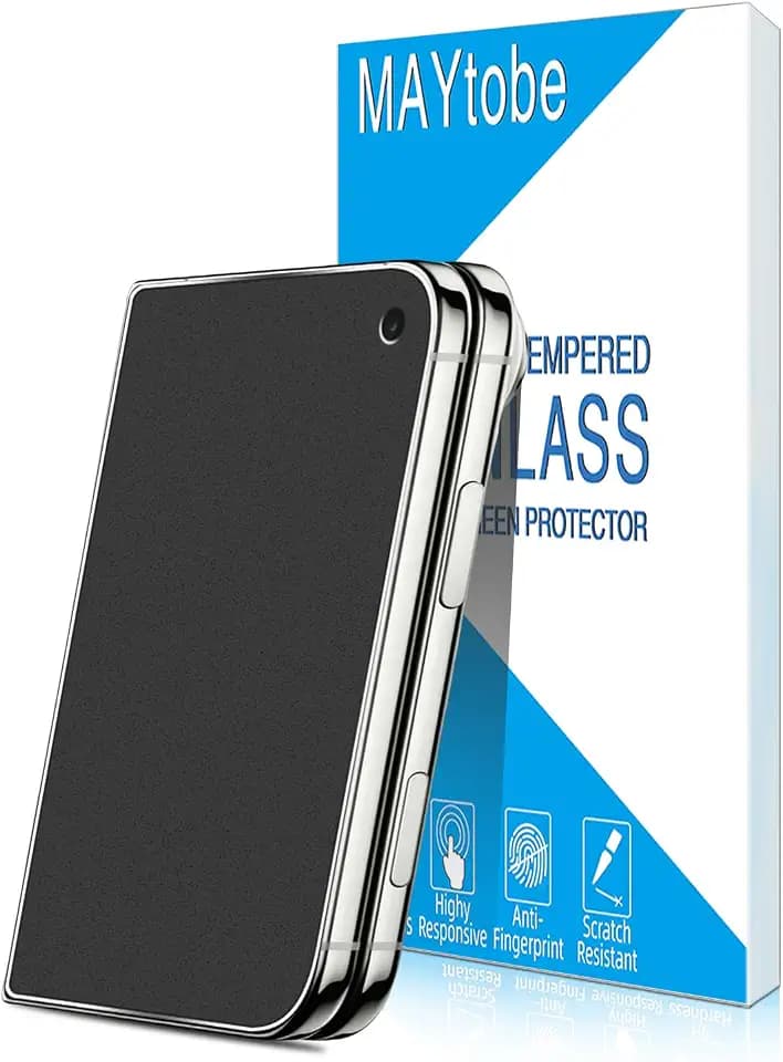 MAYtobe 2 x matte Displayschutzfolie für iPhone Duo aus gehärtetem Glas